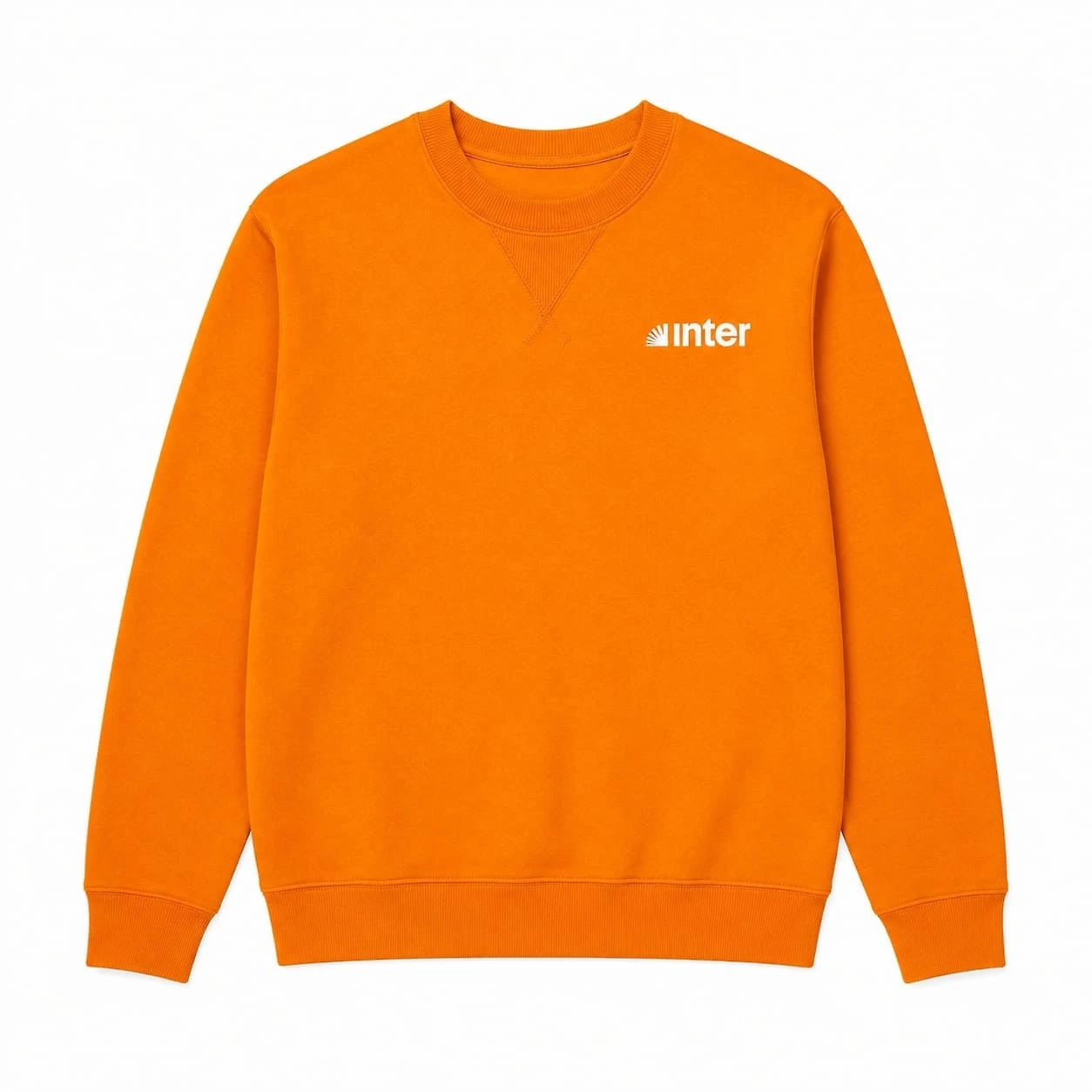 Moletom Simples Masculino Inter -  Laranja Cenoura