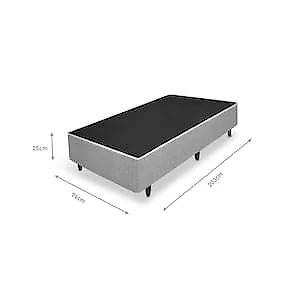 Cama Box Casal King Size MGA Itaflex Colchão Inducol Montreal, Box Bipartido e Molas Ensacadas Europillow