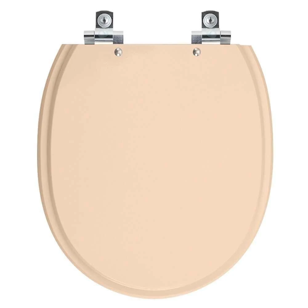 Assento Sanitário Com Fechamento Lento Village Rosa Floral Para Vaso Deca