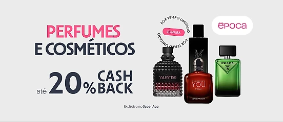 Epoca com até 20% de cashback