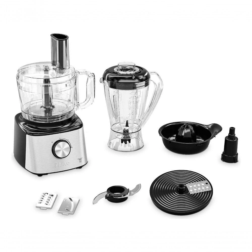Multiprocessador Philco PMP10A 5 em 1 2 Velocidades 1000W Preto 110V