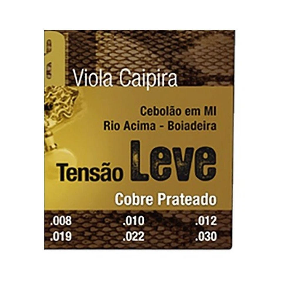 Corda para Viola Caipira GESVL Leve Nucleo Aco Revestimento Cobre Prateado Giannini