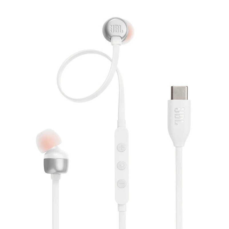 Fone de Ouvido JBL Tune 310 com entrada USB-C Branco