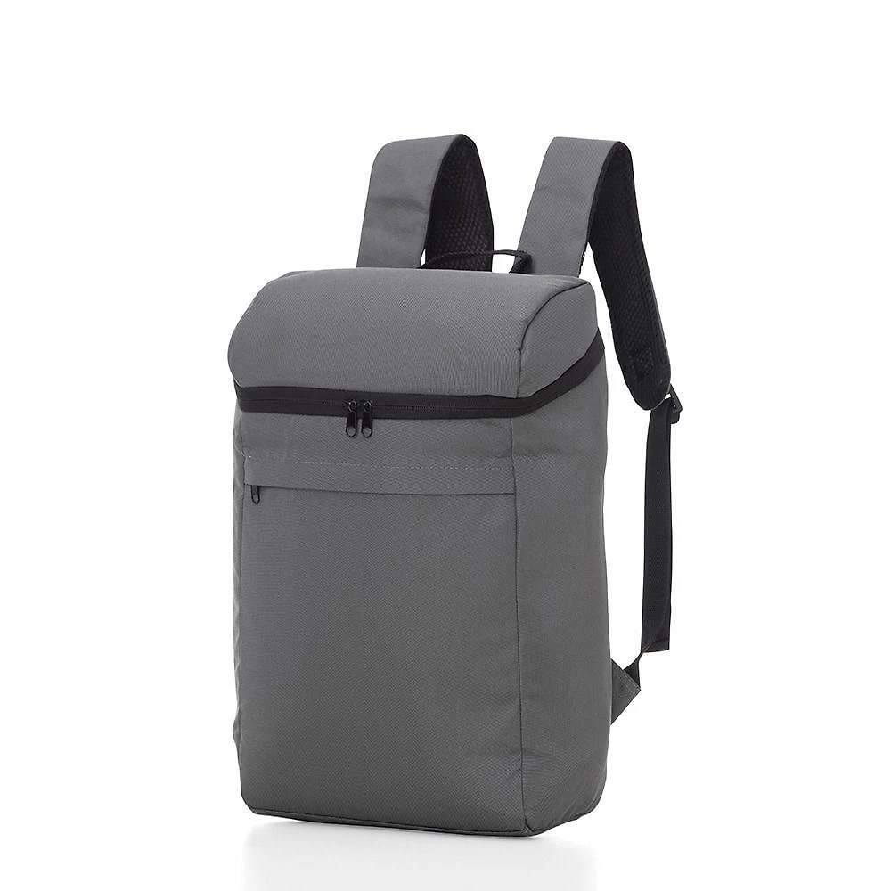 Mochila Térmica Easy Trip Poliester 16L Cinza com Alca de Mao e Ombro