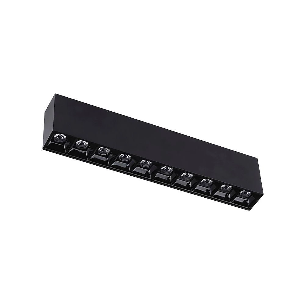 Spot De Sobrepor Taschibra Arch Pontual Led 20w Bivolt Preto 2700k Luz Amarela 15090426