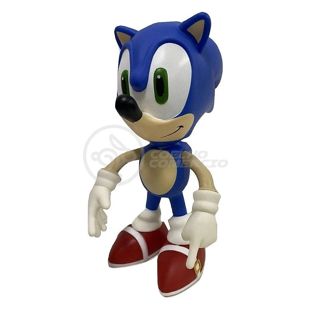 Boneco Action Figure Sonic Articulado 23cm