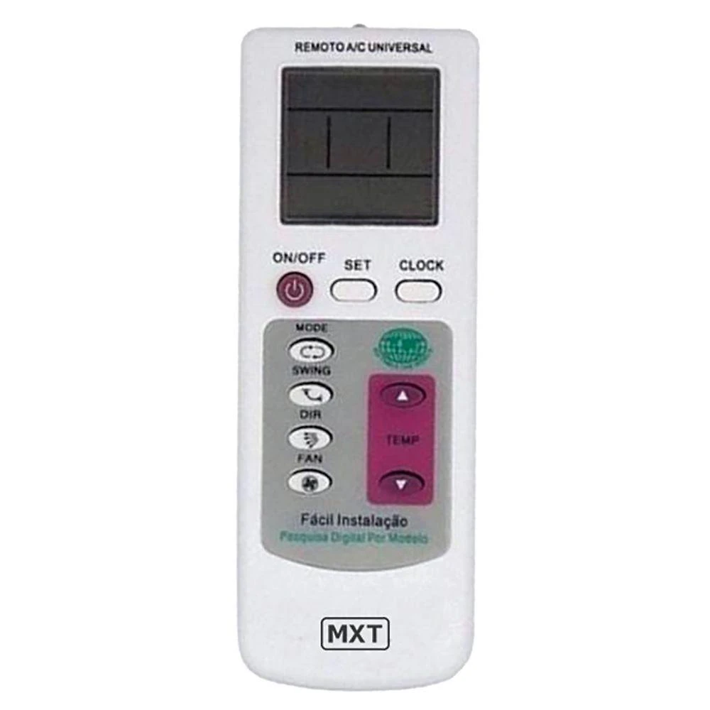 Controle Remoto Mxt C01310 Ar Condicionado Universal