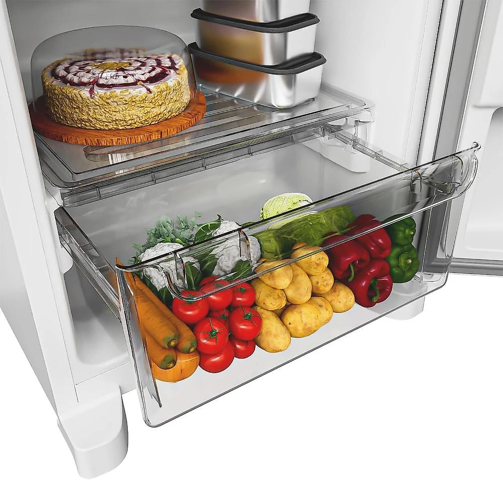 Geladeira consul crm44mk duplex inverter 377l frost free inox 110