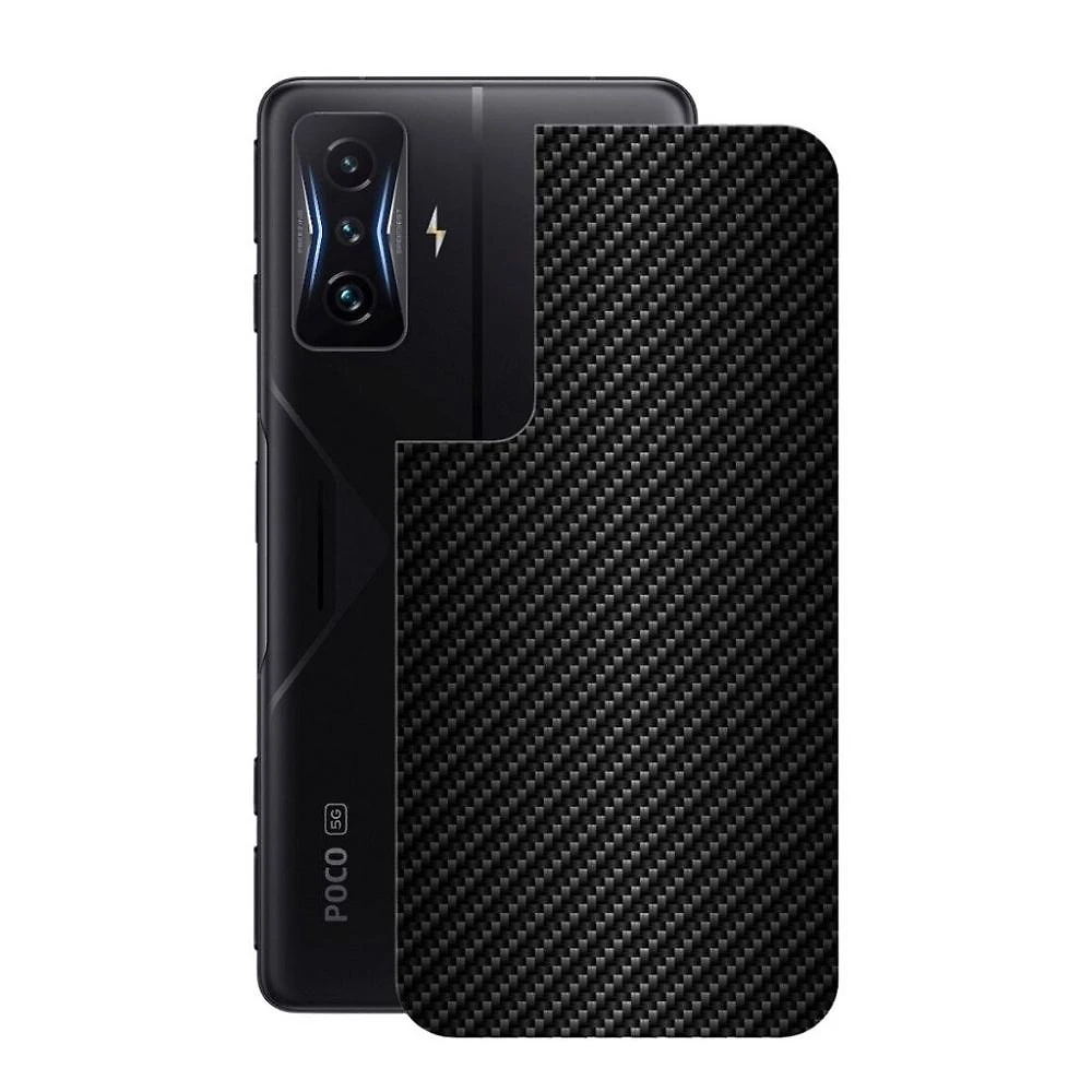 Película para Xiaomi Poco F4 GT - Traseira de Fibra de Carbono Preta - Gshield