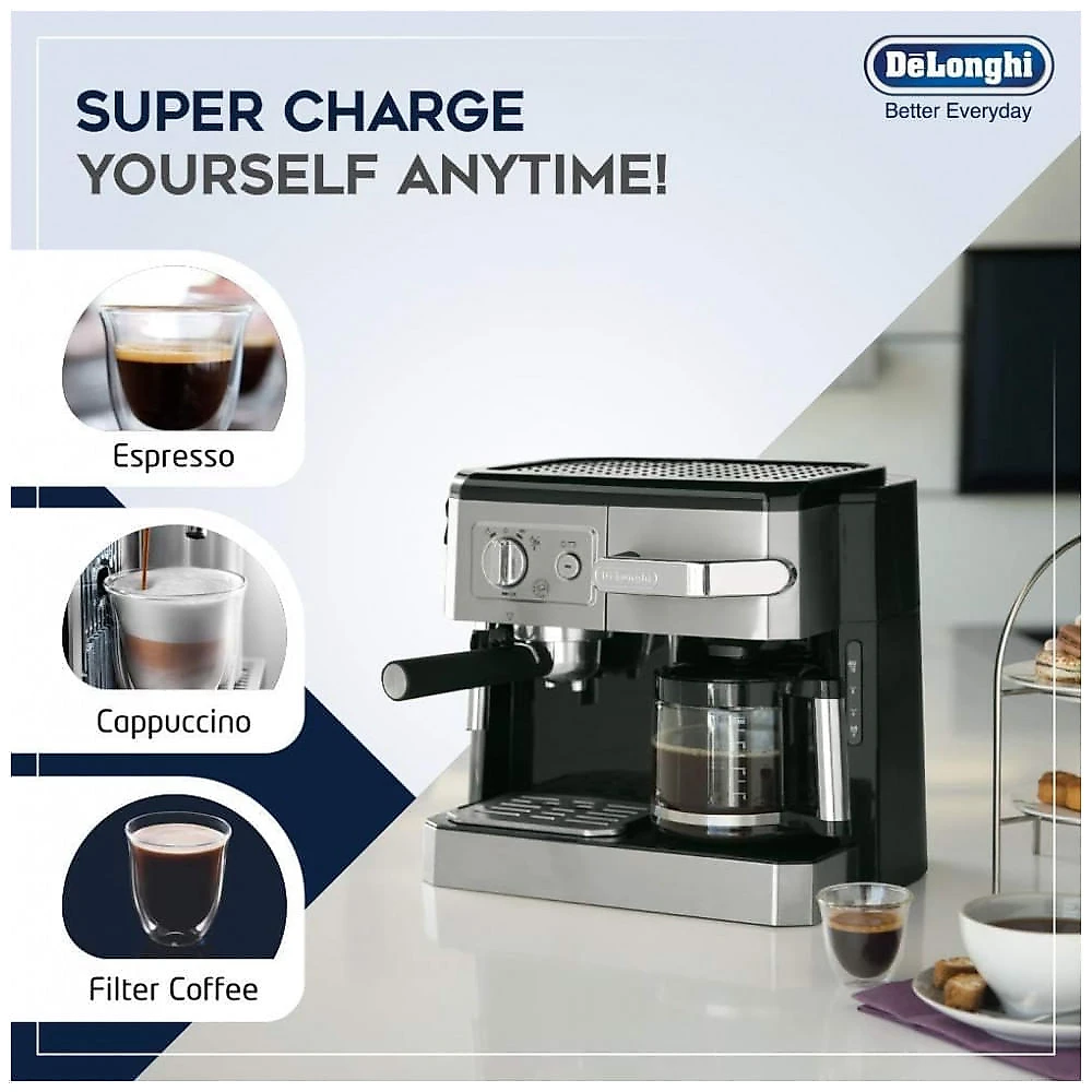 Cafeteira Delonghi BCO420 Espresso Cappuccino e Café Filtrado 220V