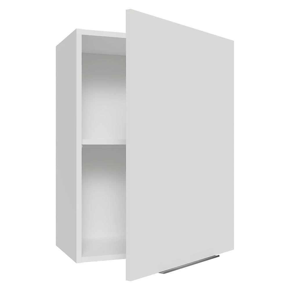 Armário aéreo 50cm 1 porta branco stella madesa