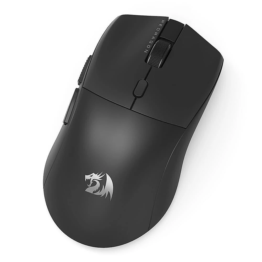 Mouse Gamer Sem Fio Redragon Neva Pro, 26000 DPI, Ambidestro, 1000Hz, USB Tipo-C, Bluetooth, USB 2.4 GHz, Preto - M815-PRO