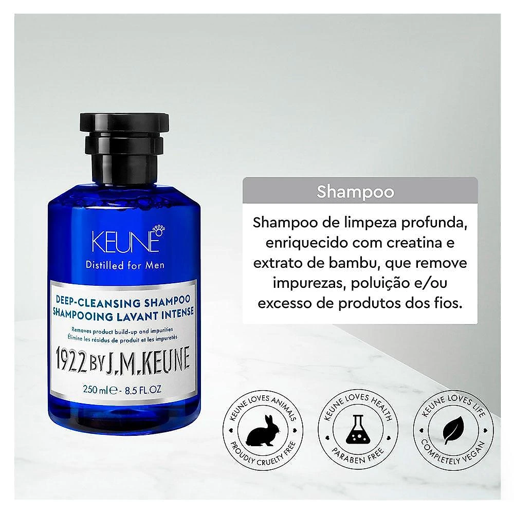 Keune 1922 deep-cleansing - shampoo 250ml