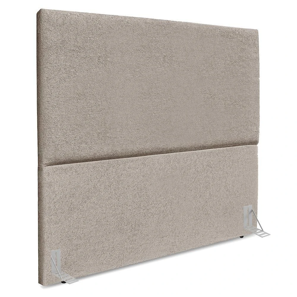 Cabeceira Casal 140 Cm Com Frame Luna Boucle Artte Bege Escuro