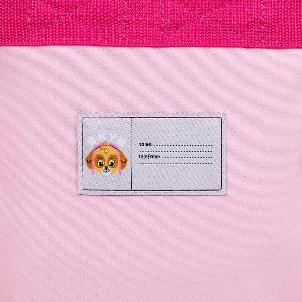 Mochila Escolar Feminina Patrulha Canina Skye Baby Rosa Rosa