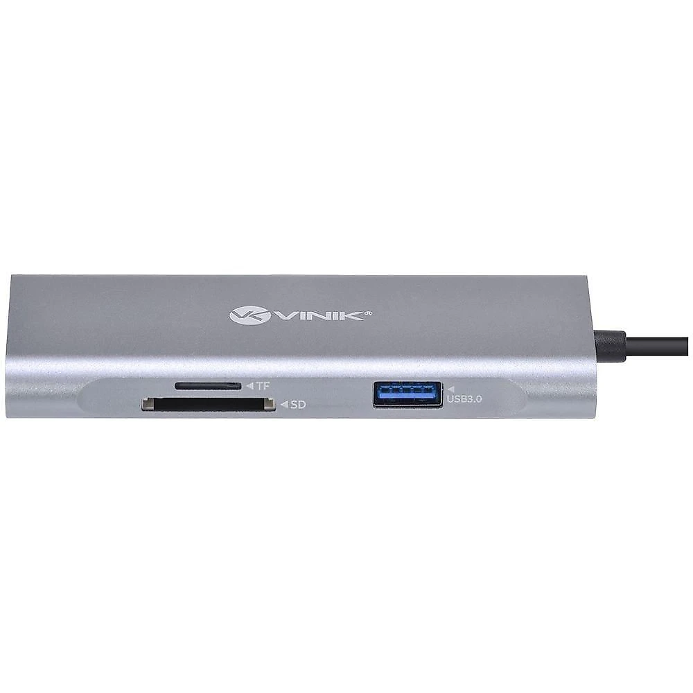 Hub USB Tipo C 7 em 1 HC-7 HDMI 4K Power Delivery 60W Vinik