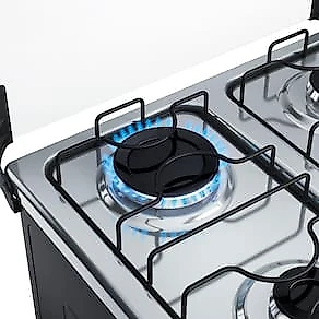 Fogão 4 Bocas Dako Supreme com Mesa em Inox e Acendimento Automático Branco – Bivolt