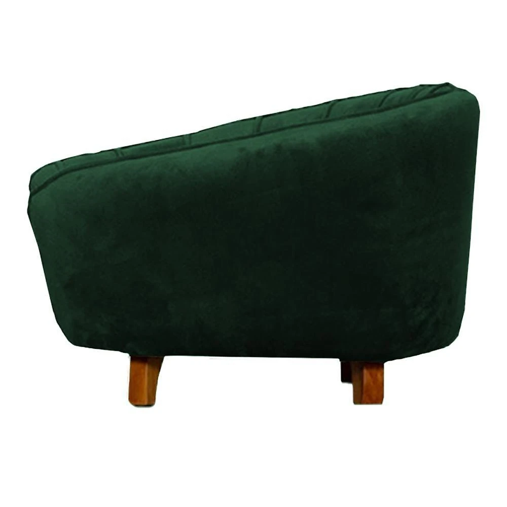 Poltrona Cama Caminha Pet Baby Laddi Veludo Verde Dvinn Verde