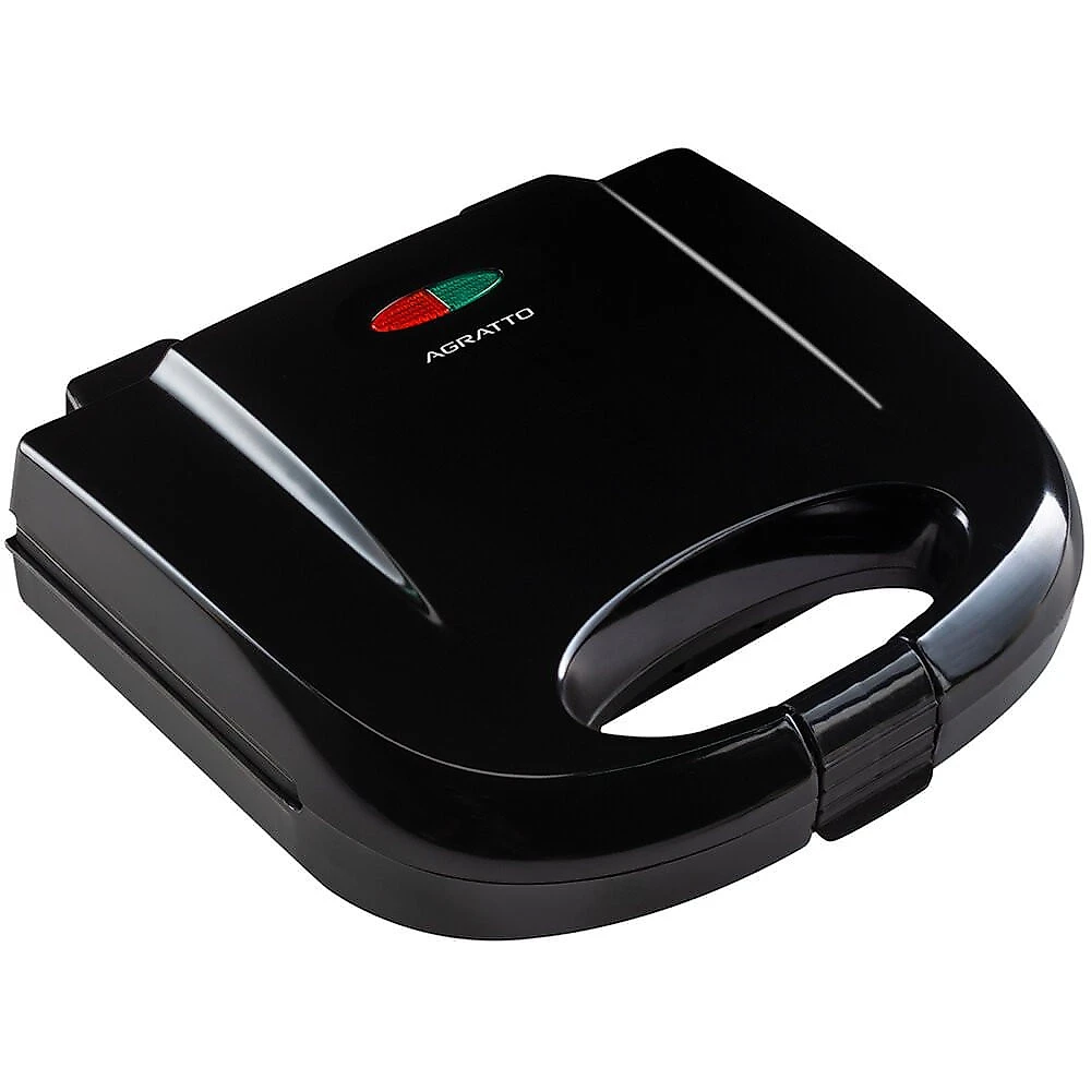 Máquina de Waffle Agratto Aroma, 750 W, Chapa Antiaderente - AWAF01 Preto - 110V