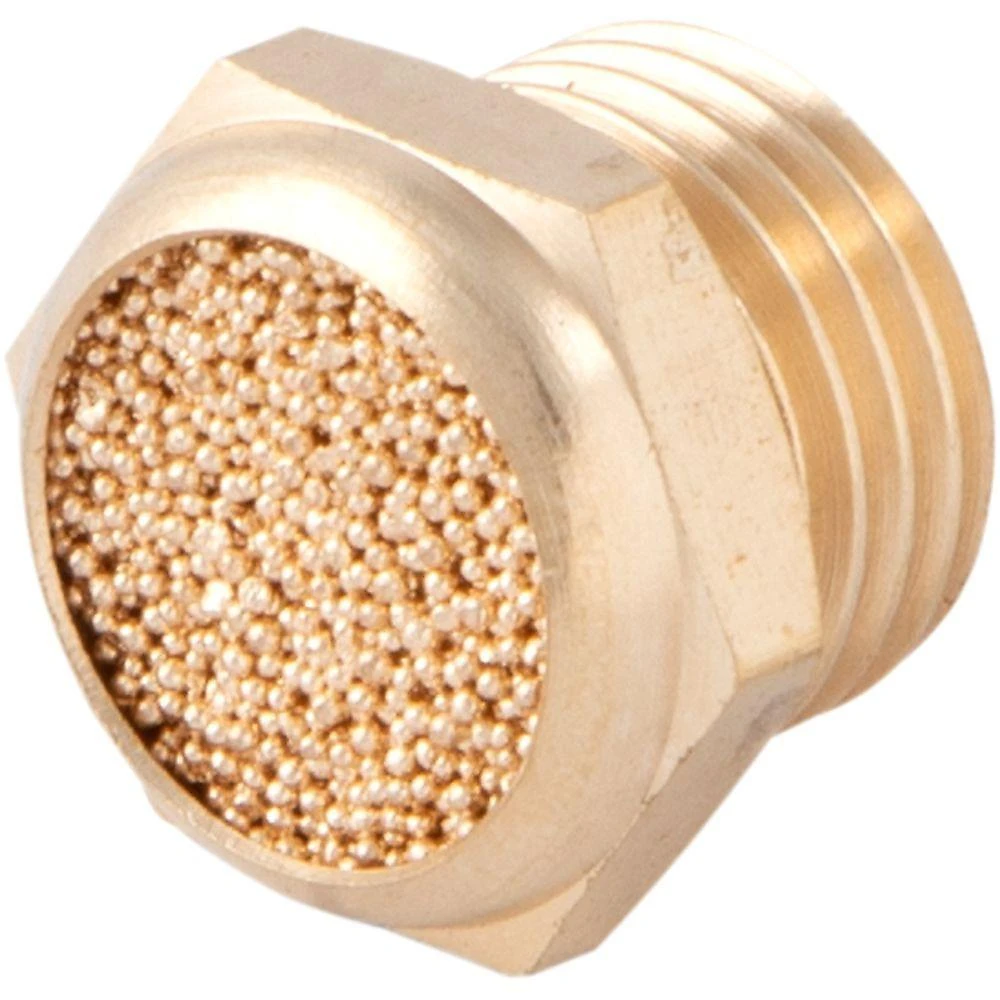 Silenciador De Ar Curto De Cobre Rosca 1-4'' Bsp Vonder