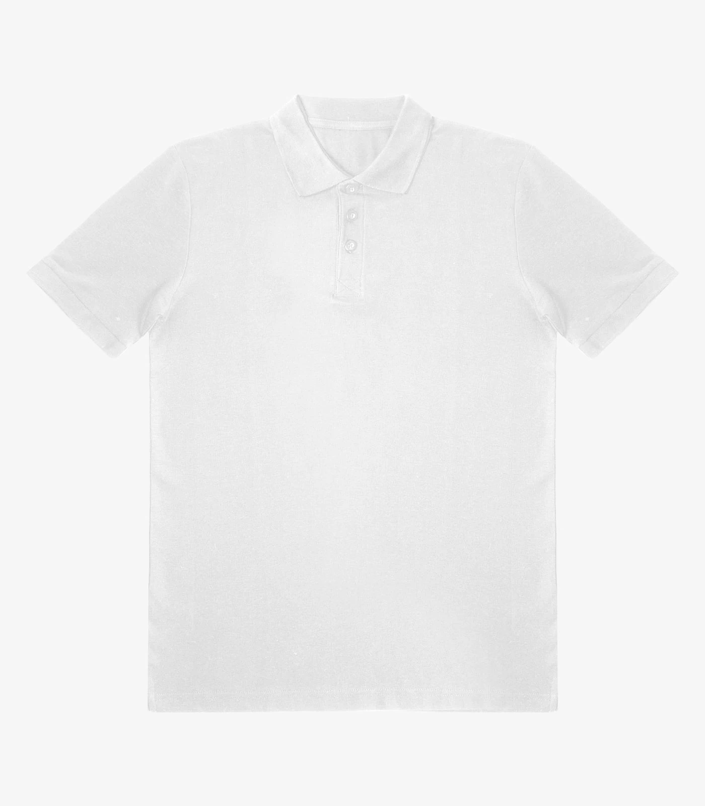 Polo Masculina Piquet Básica Select Branco