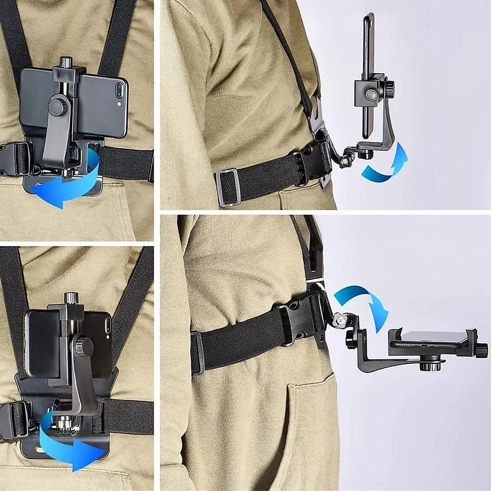 Suporte Peitoral para Celular Ajustável para Atividades Esportivas ao Ar Livre House Organizer