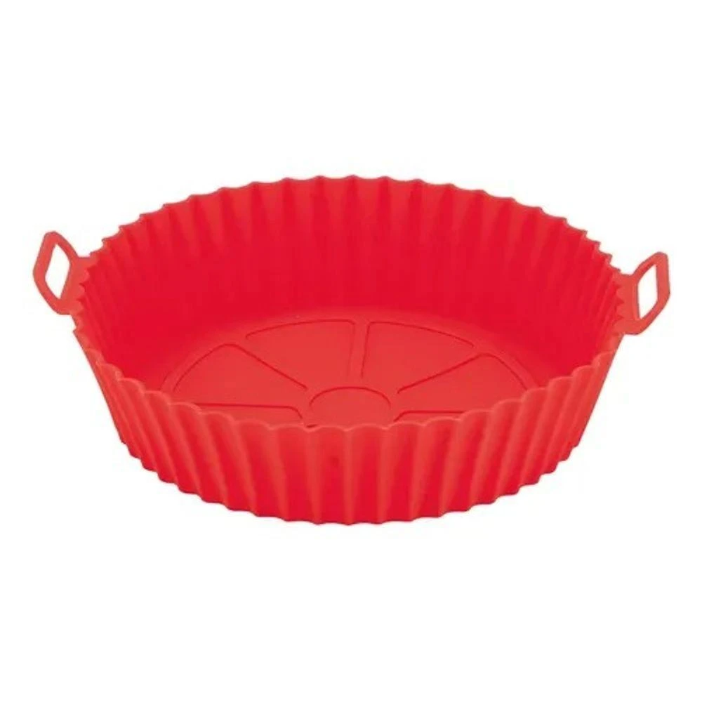 Forma de Silicone para Air Fryer Antiaderente BPA Free 230°C Vermelha Prime Grill