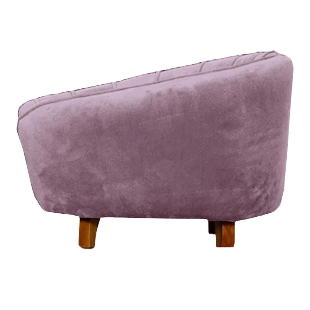 Poltrona Cama Caminha Pet Baby Laddi Veludo Rose Dvinn Rose