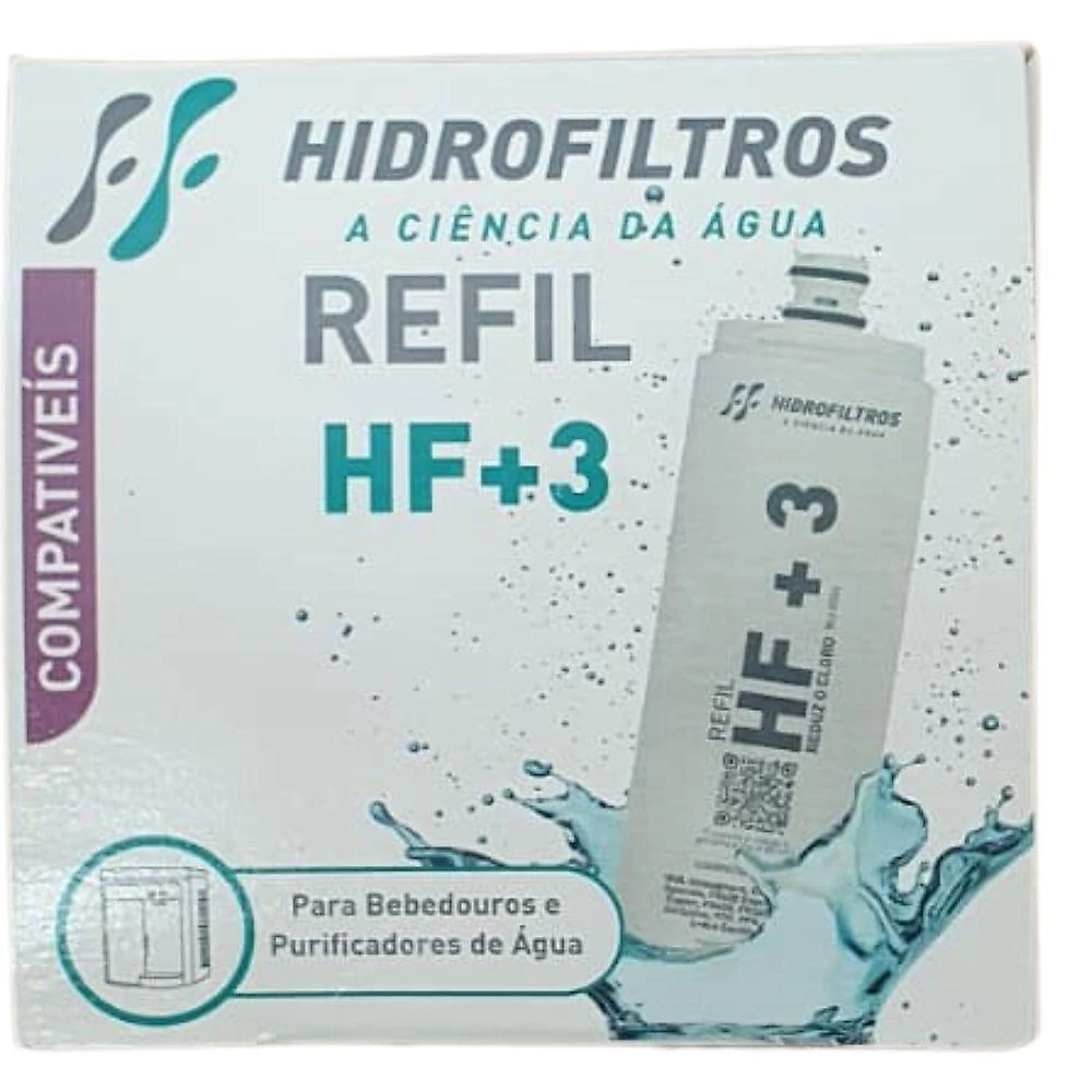 Refil Filtro HF+3 Hidrofiltros Compatível IBBL Immaginare PDF FRQ600 Expert PFN Bivolt Branco