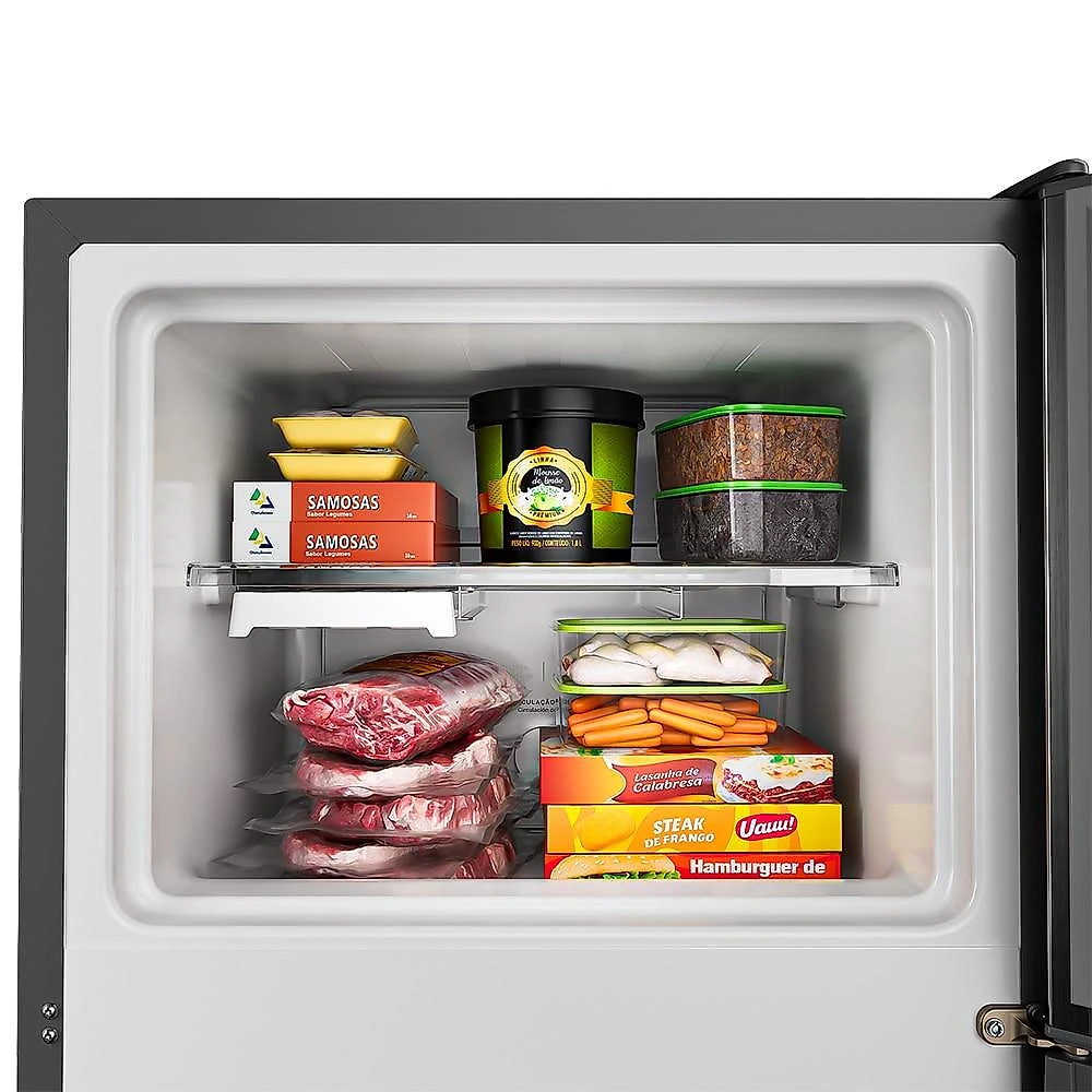 Geladeira Consul Frost Free Duplex CRM40MK, 333 Litros, Cor Inox - 220V 220 Volts