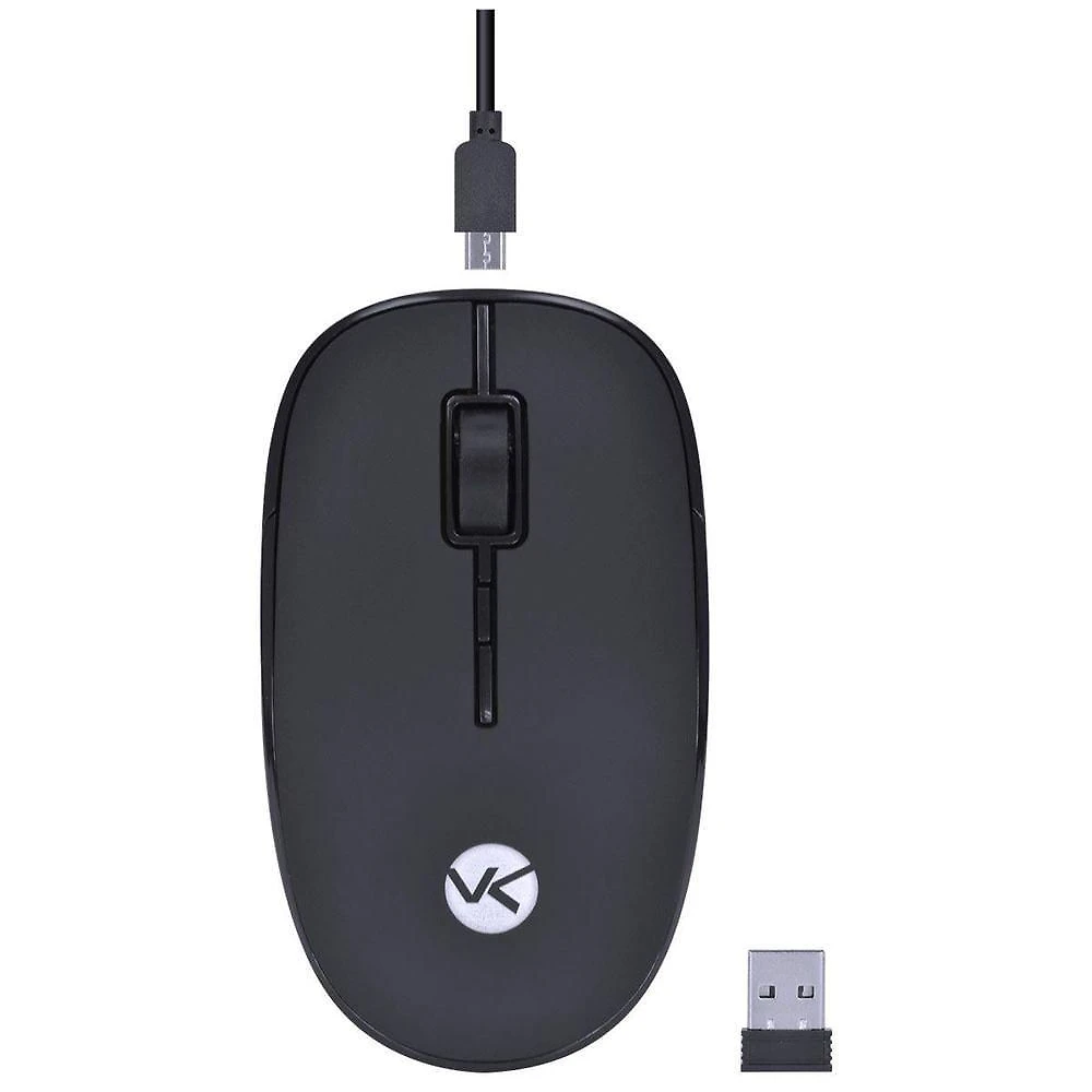 Mouse Sem Fio Recarregável Power One 1600dpi - Receptor Usb
