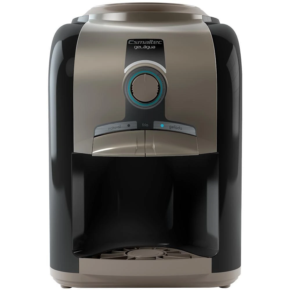 Gelágua De Mesa Esmaltec Egm30 Linha Estilo Preto 220v
