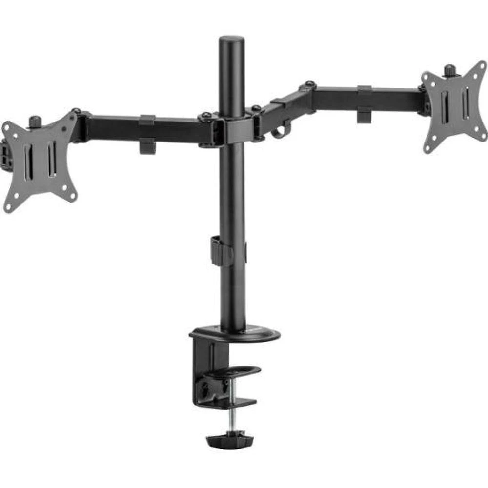 Suporte Articulado para Dois Monitores FK 445S para Telas de 17" a 32" Preto Fortrek