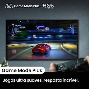 Smart TV 75" UHD 4K QLED Hisense 75Q6N Google TV com HDR10+, Dolby Atmos, Modo Esporte, Modo Jogo Plus e Compatível com Alexa