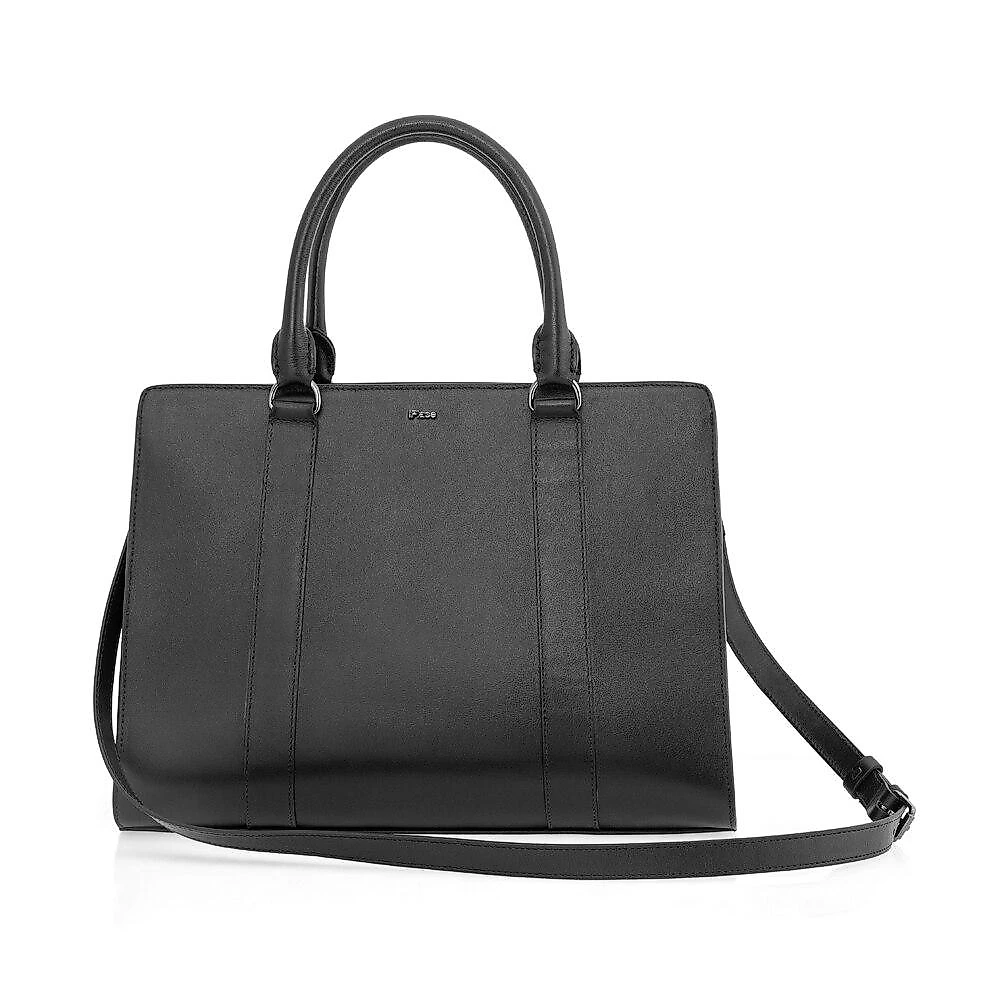 Bolsa de Couro Preto para MacBook, Olivia, Originais iPlace