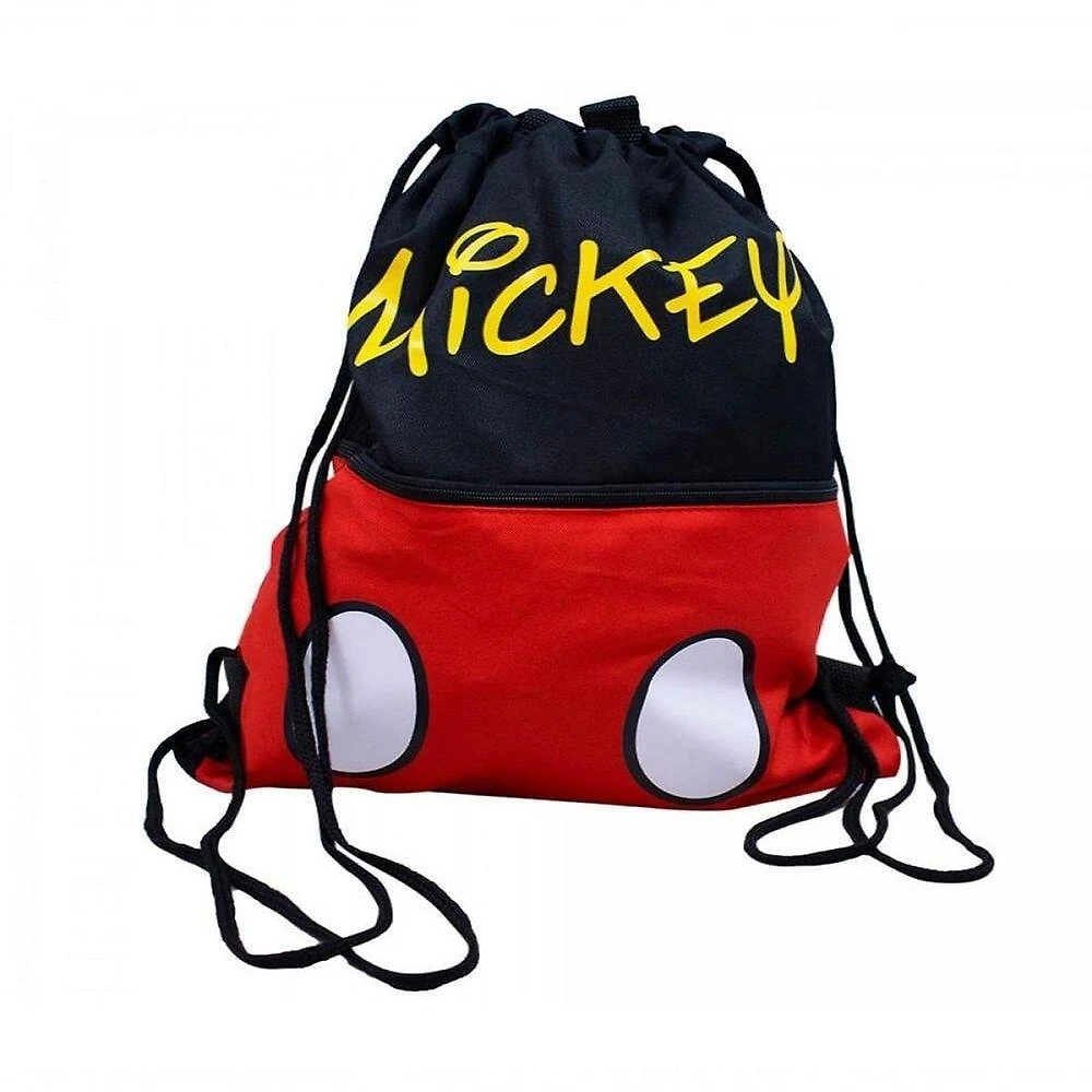 Mochila Tipo Saco Mickey 32x40cm Disney Preto