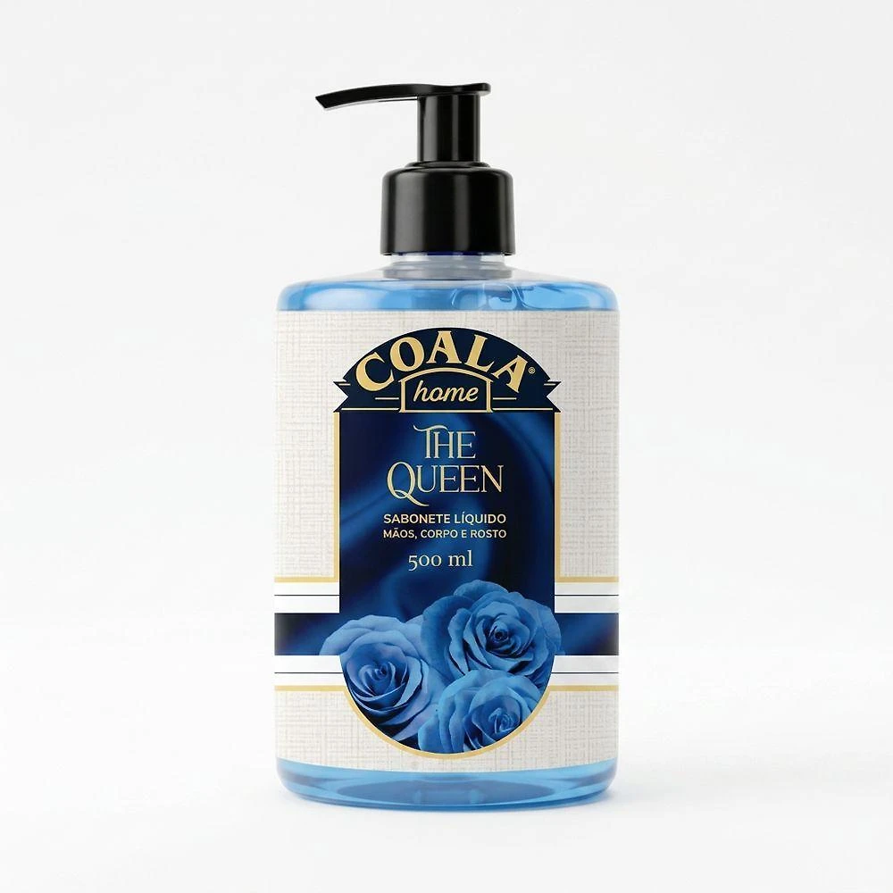 Sabonete Líquido The Queen para Mãos Corpo e Rosto 500ML Coala