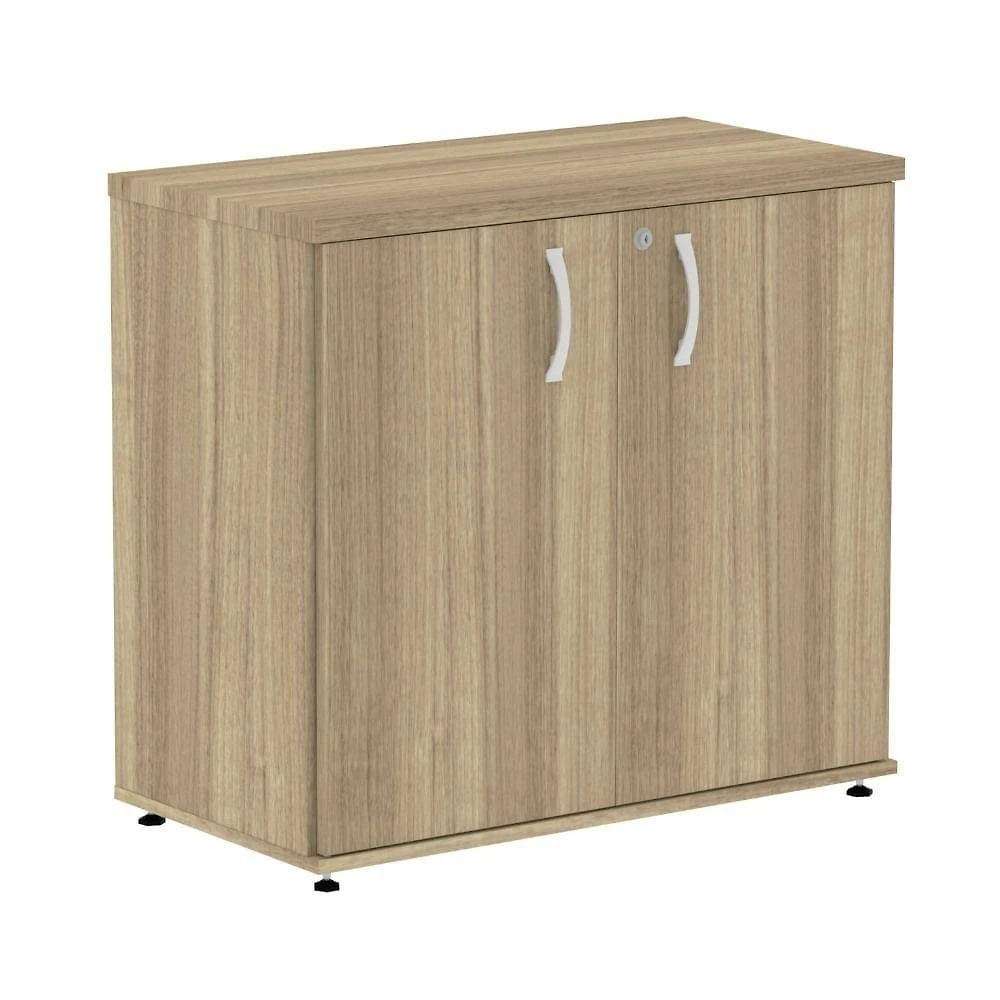 Armário Baixo P25 Pandin 80 Cm (largura) Em Mdp Cor Noce Naturalle Com 2 Portas E Prateleira