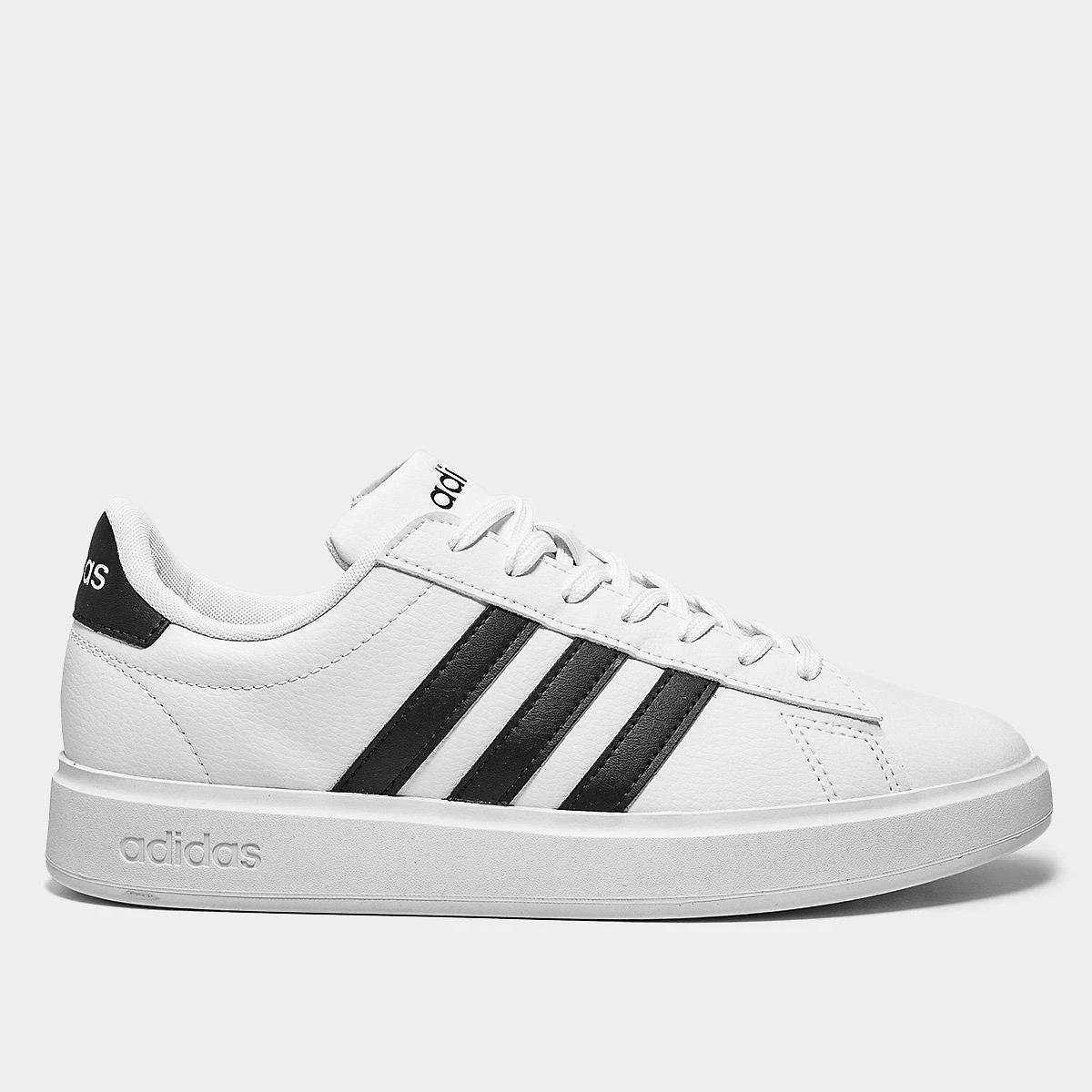 Miniatura Tênis Adidas Grand Court 2.0 Masculino Branco+Preto - 41