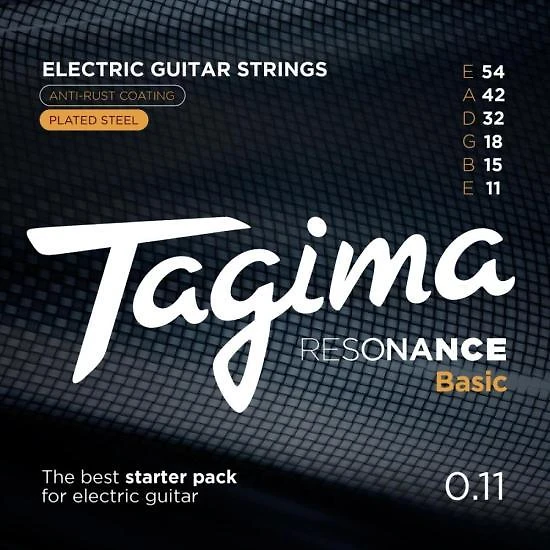 Encordoamento para guitarra .011-.052 resonance basic tagima
