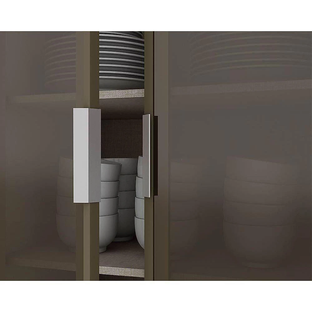 Cozinha Modulada Connect 13 Peças 4aéreos+4balcões+ 2 Paneleiros +3complementos C6p02 Duna Cristal2 Aéreos + 1 Balcão + 1 Complemento