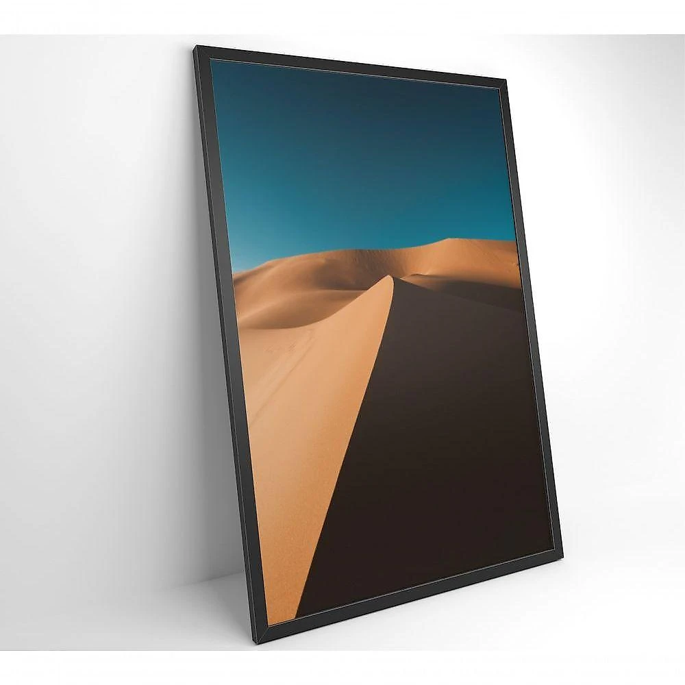 Quadro Dunas De Areia 80x120 Cm Vidro Impresso