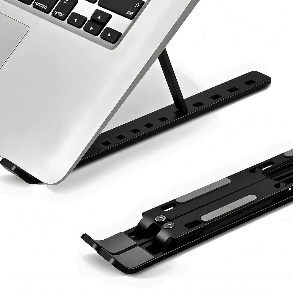 Suporte para Notebook Ajustável em Altura Ergonômico Dobrável Universal Plástico Utimix