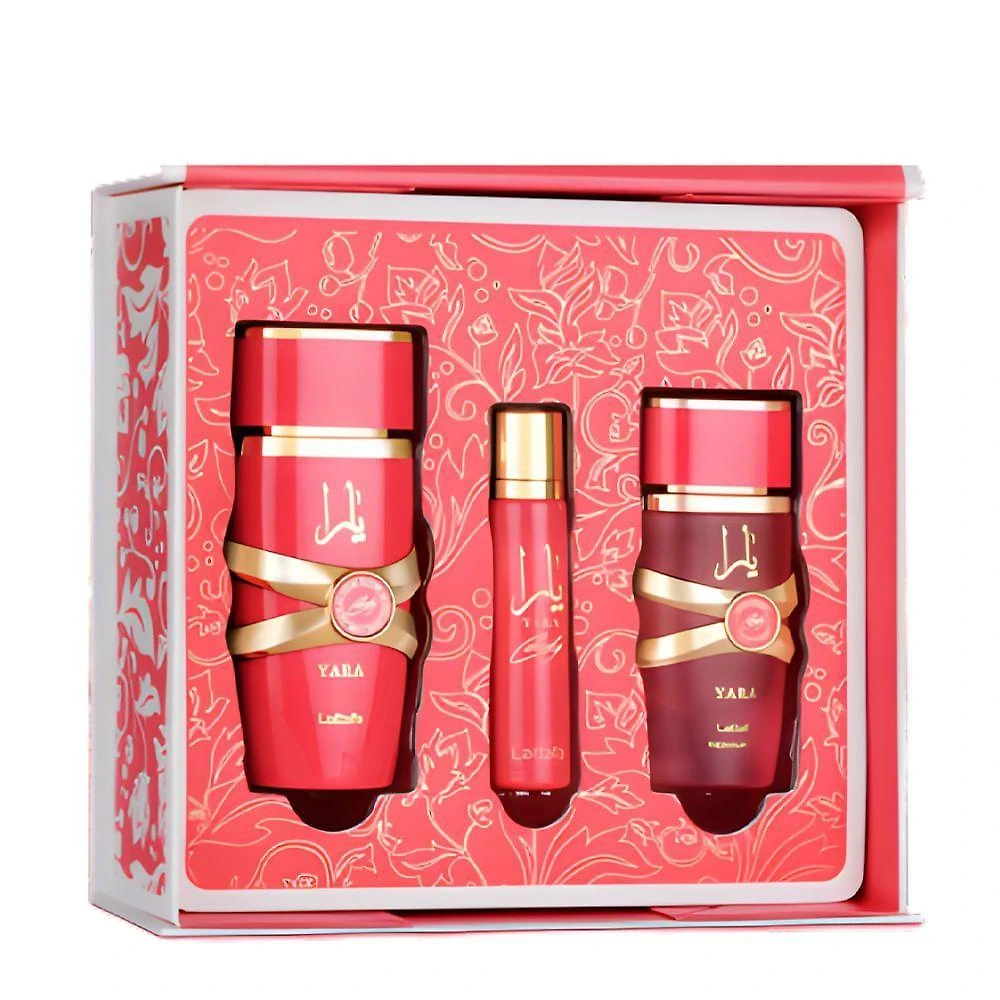 Kit Perfume Yara Candy Feminino Eau de Parfum Floral Frutado 100ML Lattafa