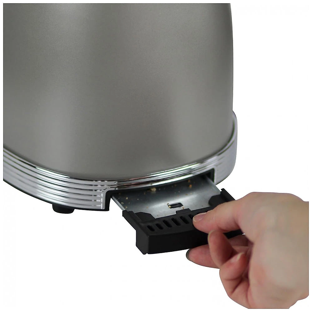 Torradeira elétrica West Bend 2 fatias inox retrô cinza fendas largas 6 níveis de tostagem 850W 110V