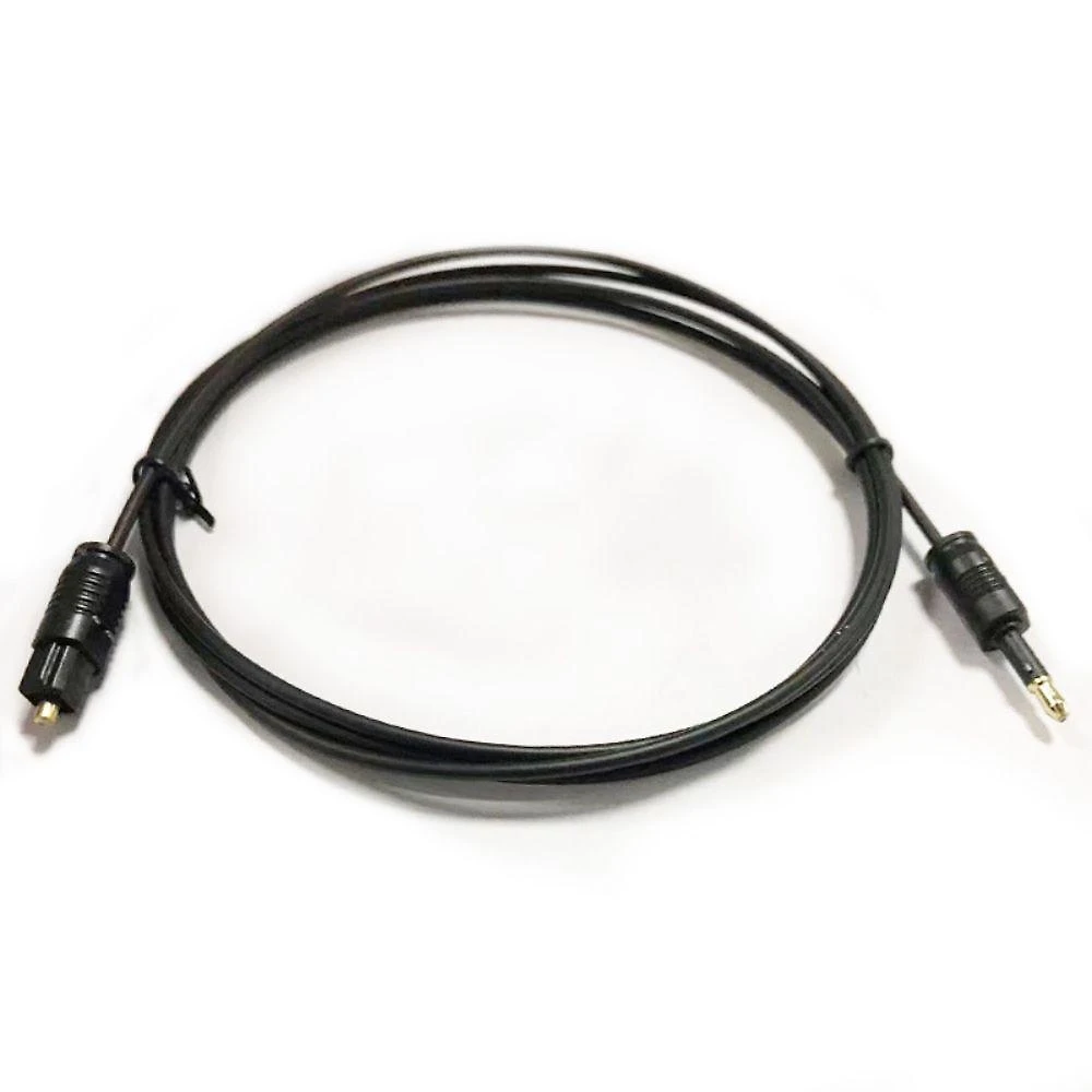 Miniatura Cabo Óptico Áudio Digital Mini Toslink 3,5Mm Spdif 10 Metros