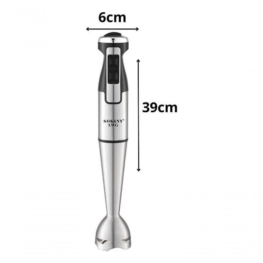 Mixer para Alimentos Pro Shake Bebidas Triturador Potente 1000W Prateado 110V