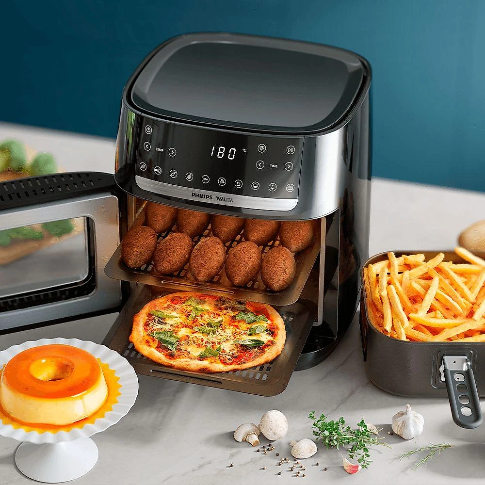 Fritadeira Airfryer Philips Walita 12L Forno Série 5000 AI551 127V