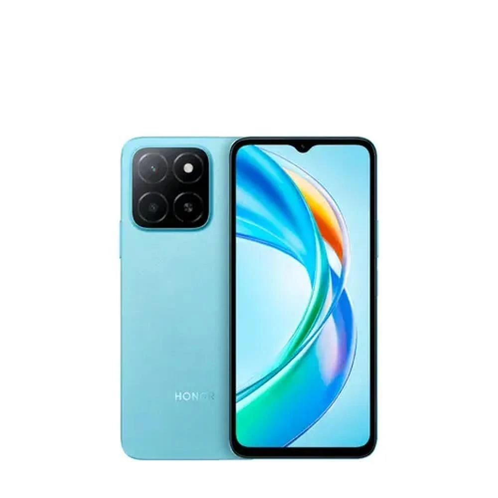 Smartphone honor x5b 4g plus 256gb azul, 4+4gb ram turbo, processador mediatek helio g36, câmera traseira dupla de até 50mp e tela de 6,56"
