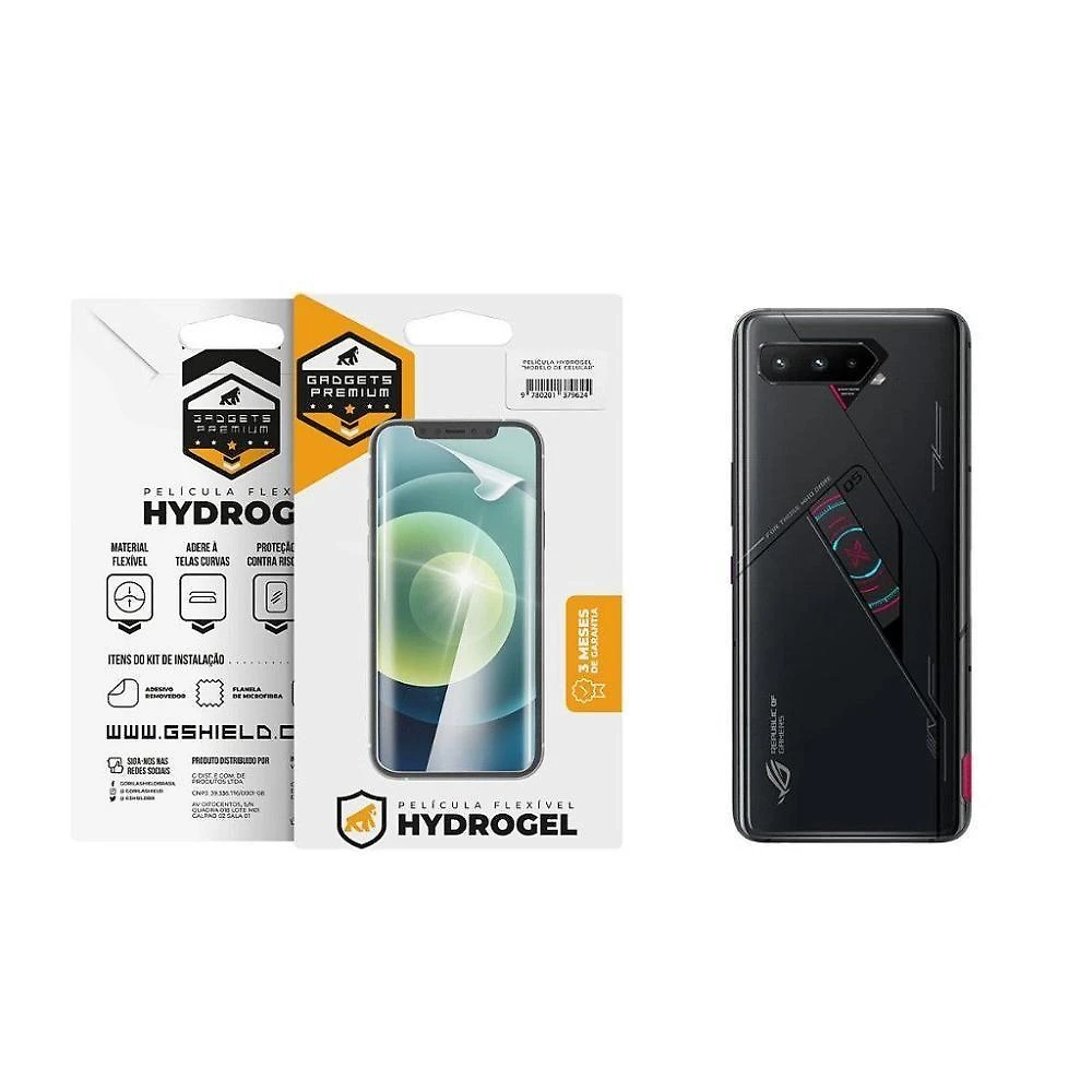 Película Para Asus Rog Phone 5S Pro - Traseira Hydrogel Hd- Gshield